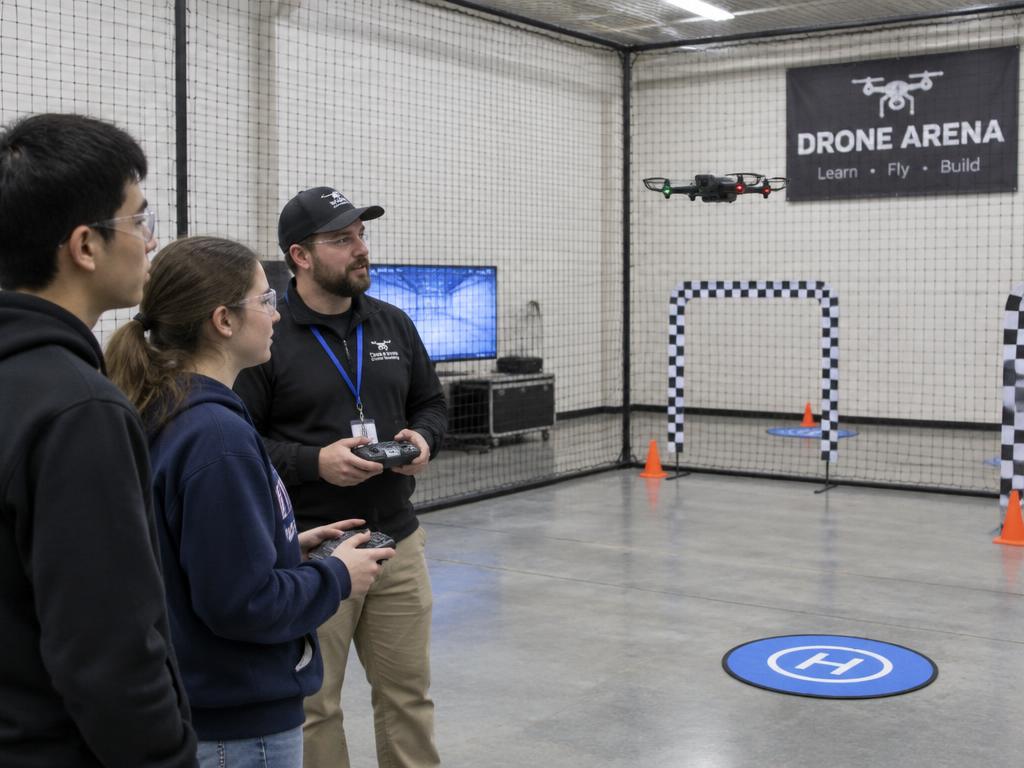Drone flight training